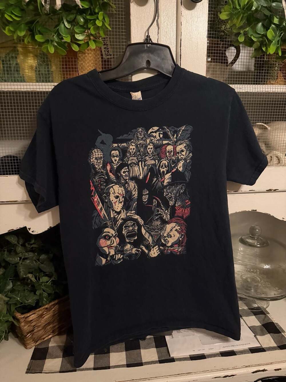 Gildan Heavy Cotton Horror Movie Villains Graphic T-Shirt